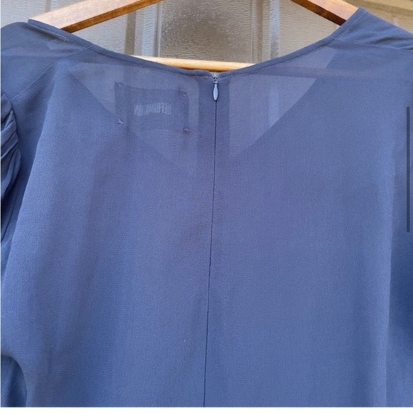 Reformation Sue Dress Blue 8 - Picture 5 of 9